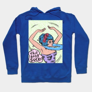 Dancing Hula Comic Girl Hoodie